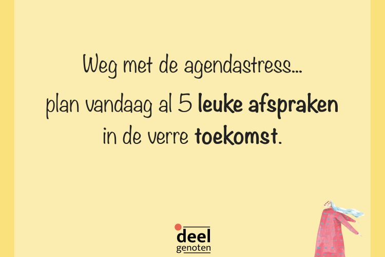 #9: zo maak je een afspraak zonder agendastress